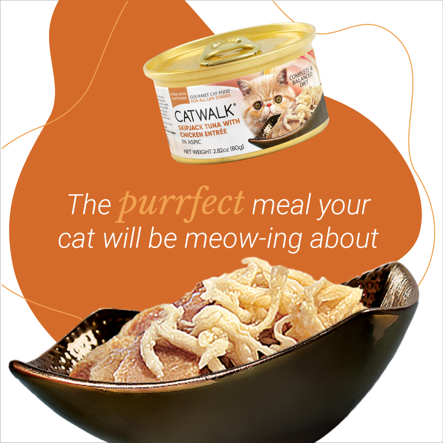 Skipjack Tuna With Chicken Entrée Catwalk Petfoods